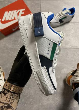 Nike air force 1 type white obsidian, кросівки чоловічі найк весна-осінь