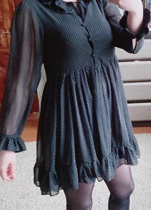 Шифонова сукня zara 2