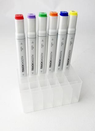 Підставка для маркерів органайзер для канцелярського приладдя 24 клітинок