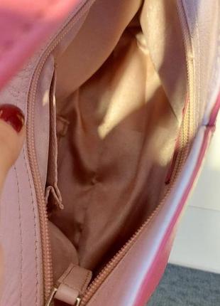 Розовая сумочка шт. кожа3 фото