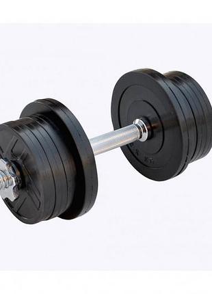 Гантель обгумована набірна 13 кг rn-sport