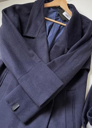 Розпродаж! останні розміри! пальто шерсть вовна 80% в стилі max mara преміум якість ❤️🥰6 фото