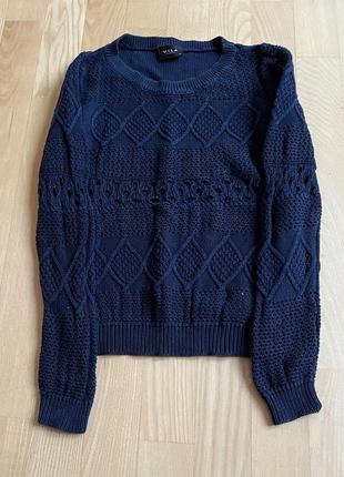 Ажурный свитер vila1 фото