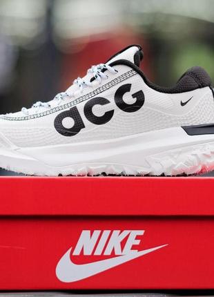 Кроссовки мужские зимние nike acg mountain fly 2 low white gore-tex треккинговые кроссовки найк