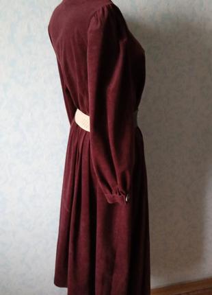 Платье женское,баварское с длинными рукавами,плотная ткань.винтаж.4 фото
