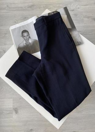 Emporio armani темно синие прямые брюки брюки шерсть шерсть шерсть шерсть винтаж прямые мом8 фото