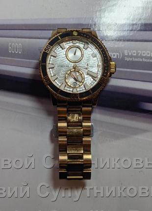 Шикарные мужские наручные часы ulysse nardin marine automatic 200m,швейцарские,шикарный подарок мужчине2 фото