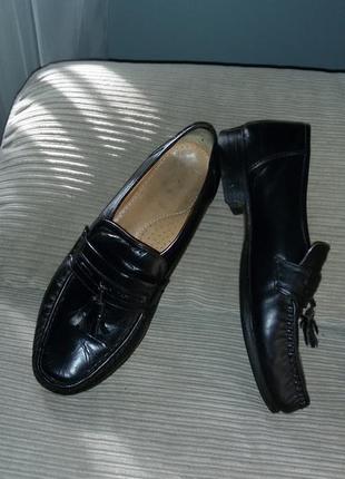 Timpson(england)-кожаные туфли размер 41 (27.5см)2 фото
