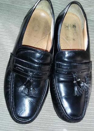 Timpson(england)-кожаные туфли размер 41 (27.5см)9 фото