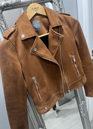 Куртка косуха замшева