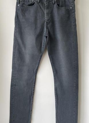 Джинсы серого цвета levis 522. w34 l34