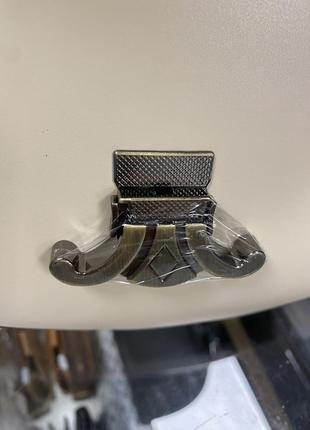 Сумка бежева шкіряна кремова сумка жіноча нюдова сумка італійська virginia conti7 фото