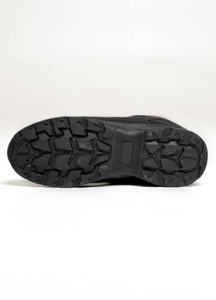 Кроссовки мужские зимние серые adidas gore-tex winter термо на меху натуральный нубук3 фото