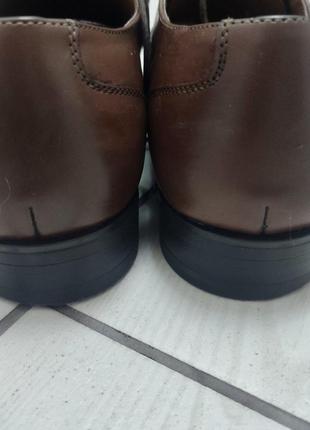 Кожаные мужские туфли оксфорды zara5 фото