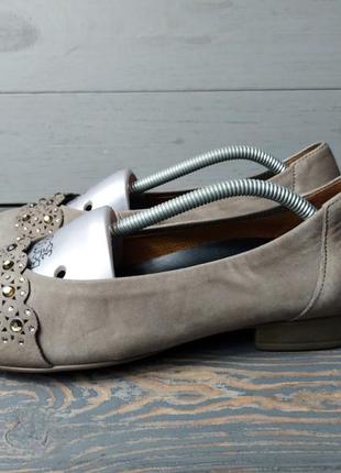 Gabor, мега удобные туфли/балетки, натуральная замша, внутри мягкая кожа. размер 38.5.3 фото