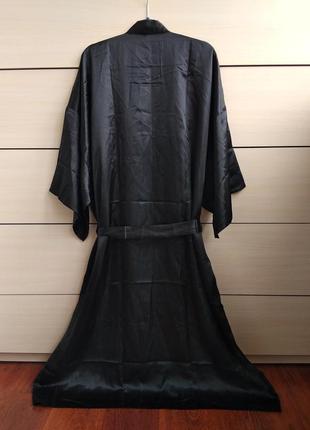 52-56р. (20) атласный халат кимоно на запах max hsuan7 фото