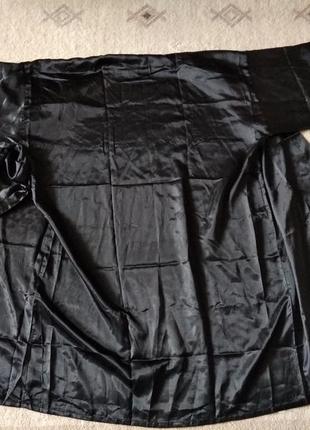 52-56р. (20) атласный халат кимоно на запах max hsuan8 фото