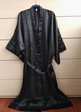 52-56р. (20) атласный халат кимоно на запах max hsuan6 фото