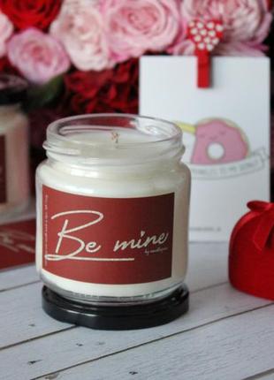 Соєва ароматична свічка "be mine"♥️3 фото