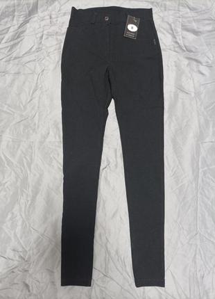 Классические стренчевые брюки на молнии, с карманами от marks &amp;spenсer3 фото