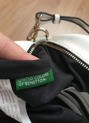 Сумка белая benetton5 фото