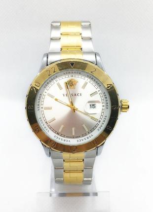 Часы женские наручные versace (версаче), золото с серебром ( код: ibw288ys )