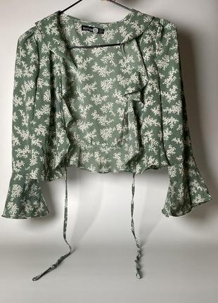 Топ/блуза с завязками1 фото