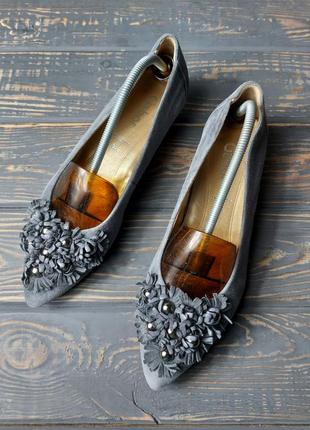 Gabor, надежный немецкий бренд, туфельки очень удобные, нат.замша, размер 38.5.1 фото
