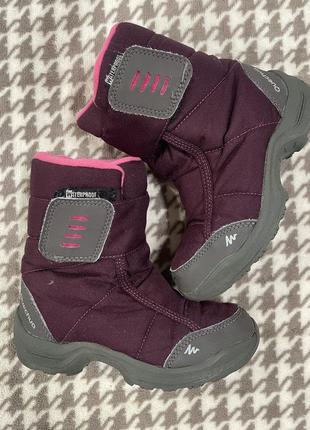 Зимові чобітки для дівчинки3 фото