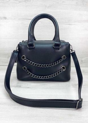 Женская сумка «jean» черная3 фото