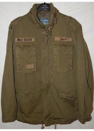 Куртка з бавовни brandit m65 giant — хакі (без підкладки)