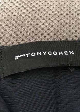 Tony cohen дизайнерская шелк блуза7 фото