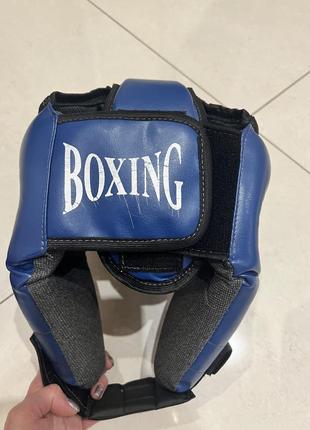 Боксерський набір (рукавиці, шолом, бандаж, бинти)7 фото