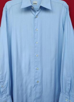 Голубая рубашка рубашка от ferre оригинал3 фото