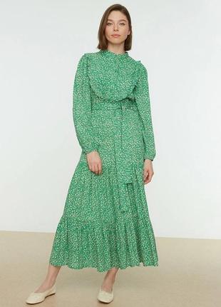 Tctss21el3340 сукня зелений принт 40