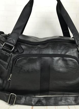 Мужская дорожная сумка. сумка для поездок. черная ксд5-12 фото