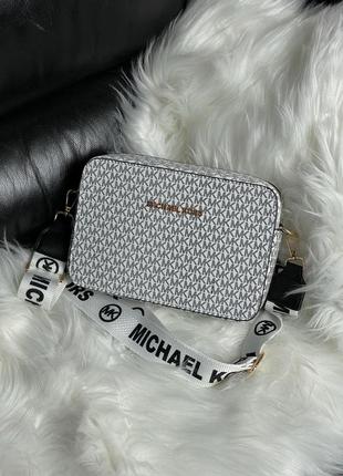 👜 michael kors ginny crossbody bag white