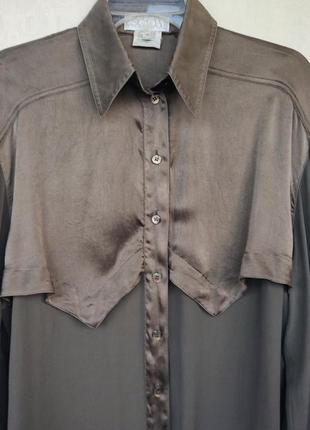 Шелк винтаж блуза рубашка от escada оригинал4 фото