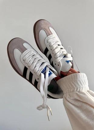 Кроссовки adidas samba white / black gum craigslist