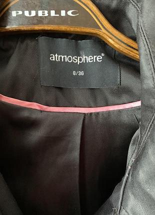 Плащ atmosphere чёрный6 фото