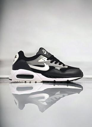 Nike air max Correlate •black grey• кросівки шкіра + сітка