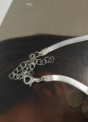Чокер на шею минимализм цепочку цепочка под серебро6 фото