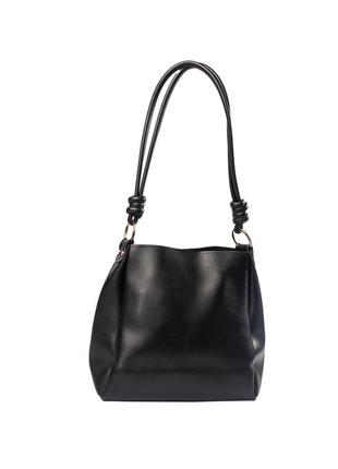 Сумка жіноча на плече стильна, повсякденна універсальна жіноча сумка-тоут, чорний