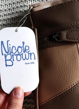 Нова бежева сумка кросс-боді nicole brown5 фото