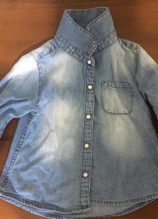 Джинсовая рубашка