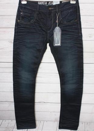 Джинсы, синие, мужские, конические, garcia jeans, lucco, w27/ l32