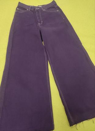 Джинси темно-фіолетового кольору " pull & bear" size 26 , 100% коттон4 фото