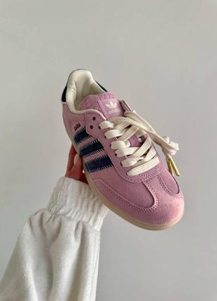 Кросівки adidas samba x notitle pink / navy premium5 фото