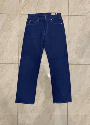 Брюки брюки armani jeans синие мужские1 фото