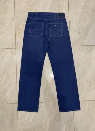 Брюки брюки armani jeans синие мужские3 фото